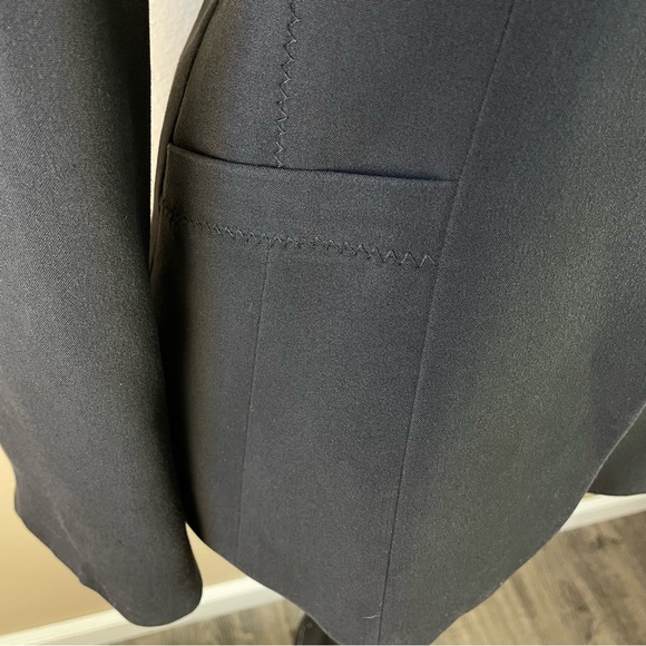 T Tahari Women Blazer Suit Jacket Classic Formal Work Jacket Black Size 8 - Picture 9 of 12